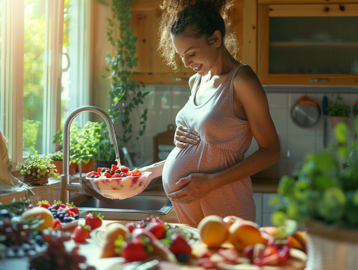 glace femme enceinte