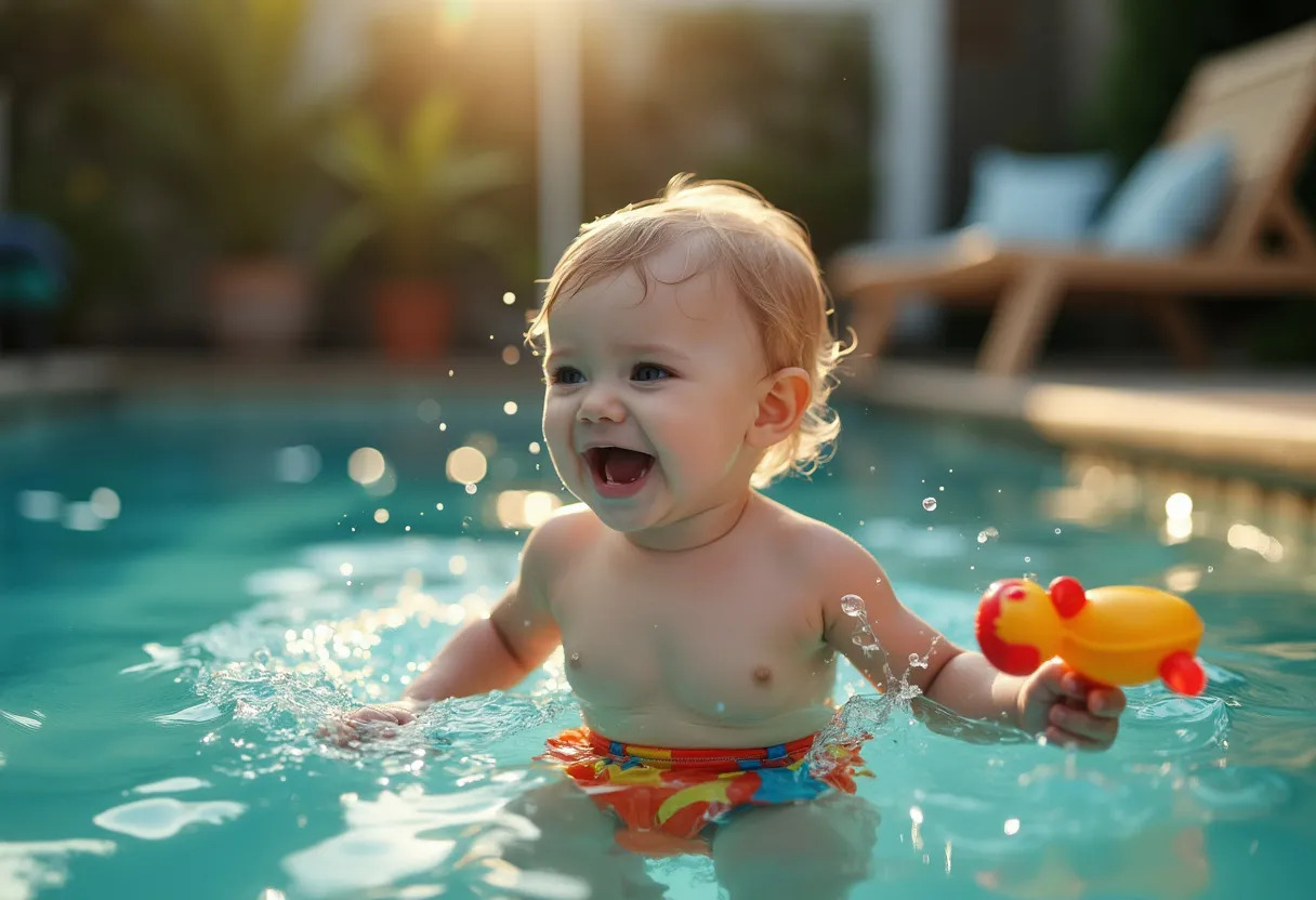 bébé piscine